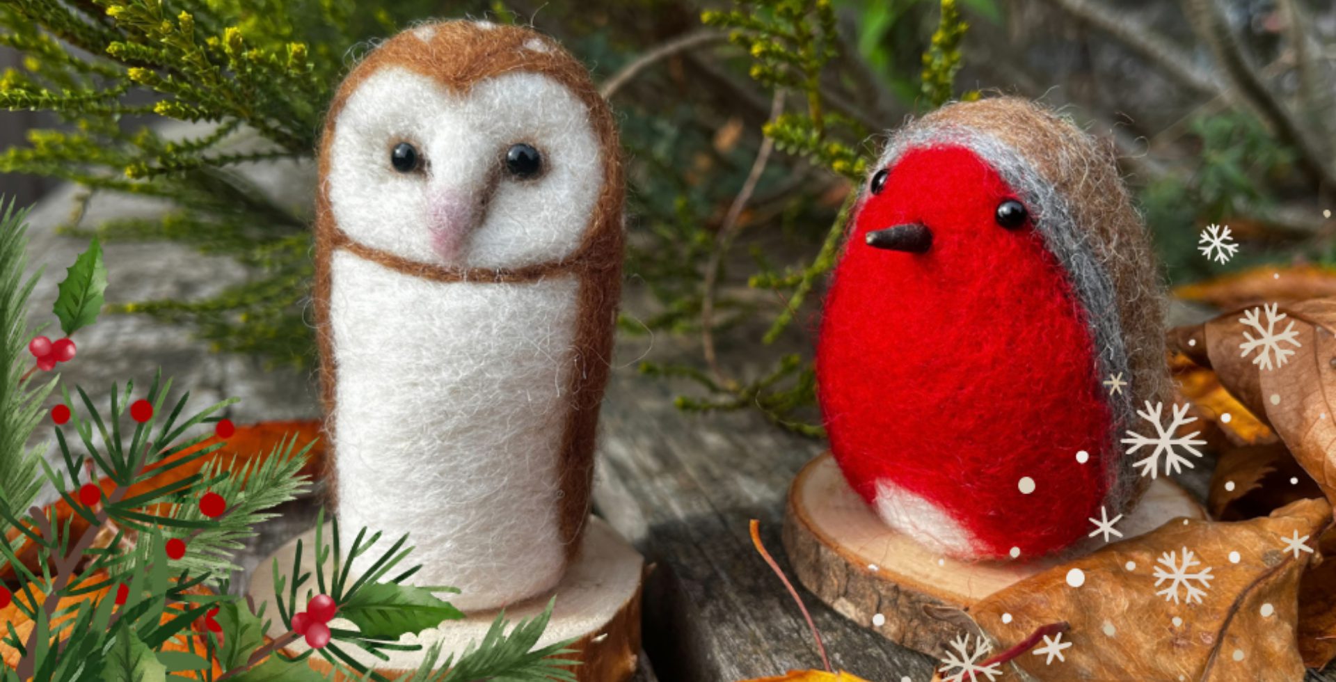 Christmas Needle Felting Workshop - Land of Oak & Iron