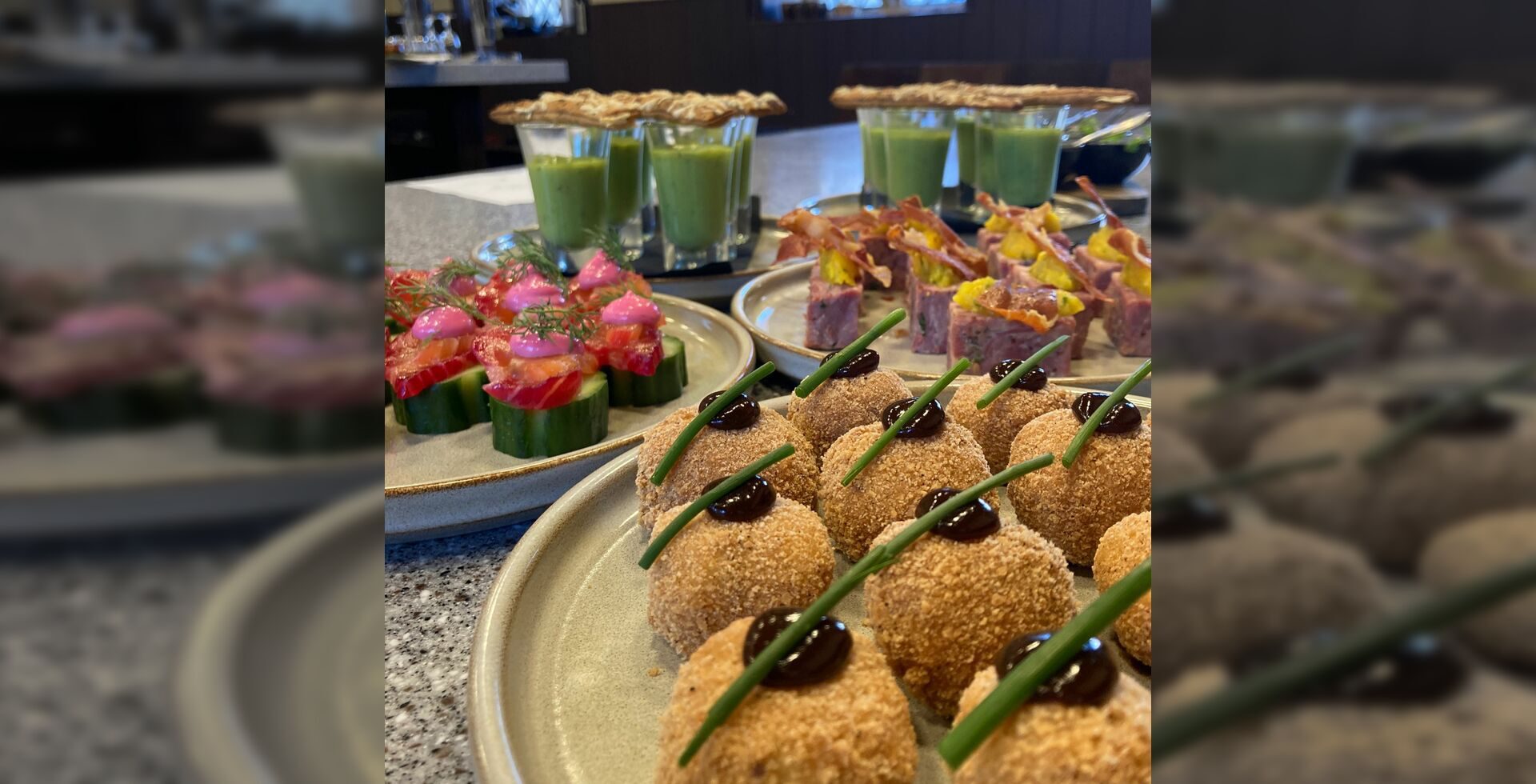 Cocktails and Canapés - Blackfriars Restaurant and Banquet Hall at Neville Hall