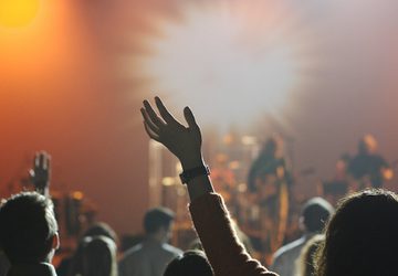 Audience at a music concert