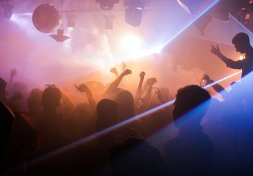 People dancing in a club