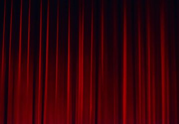 Red curtain