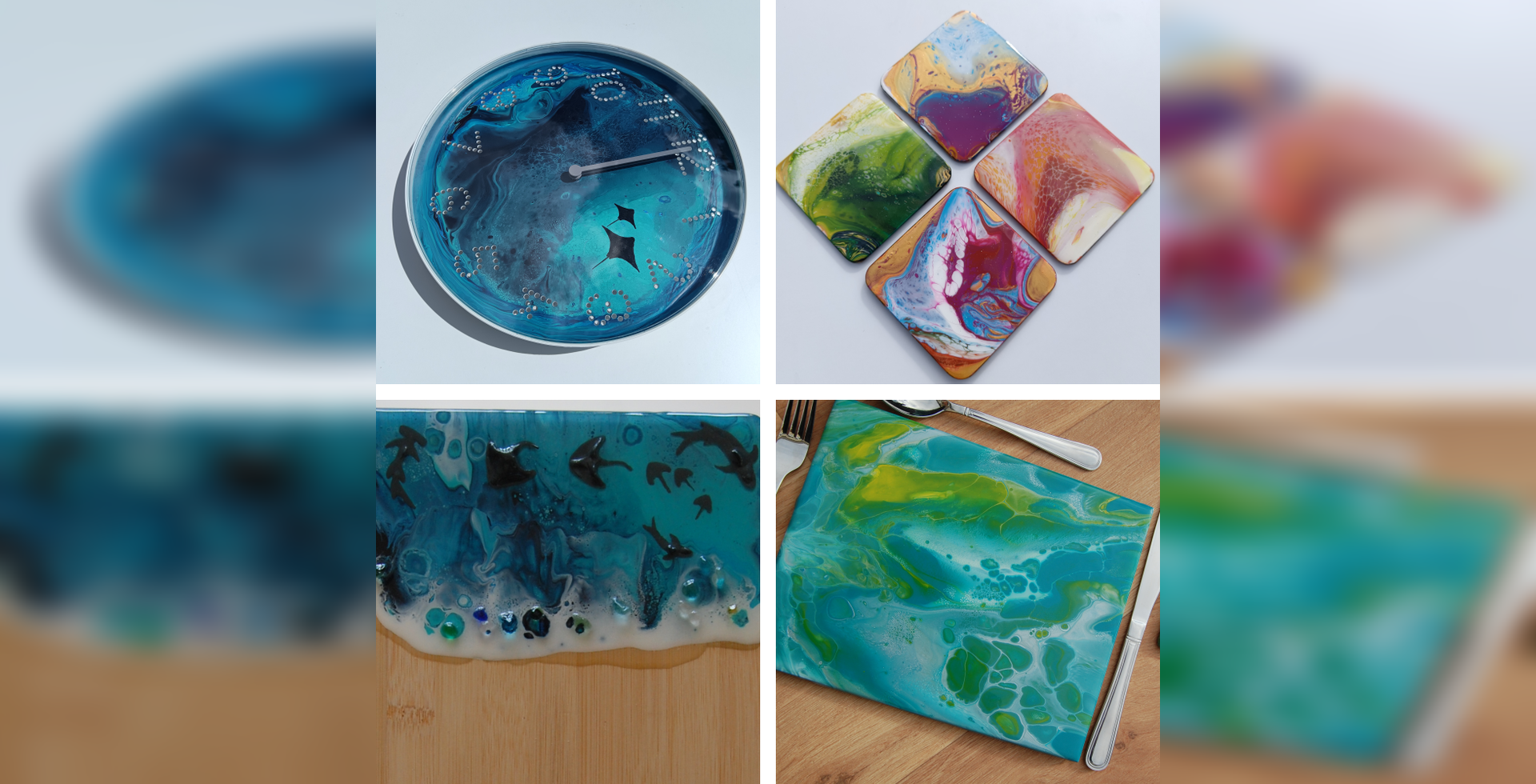 Acrylic Pouring Course: Decorative Homewares - Shipley Art Gallery