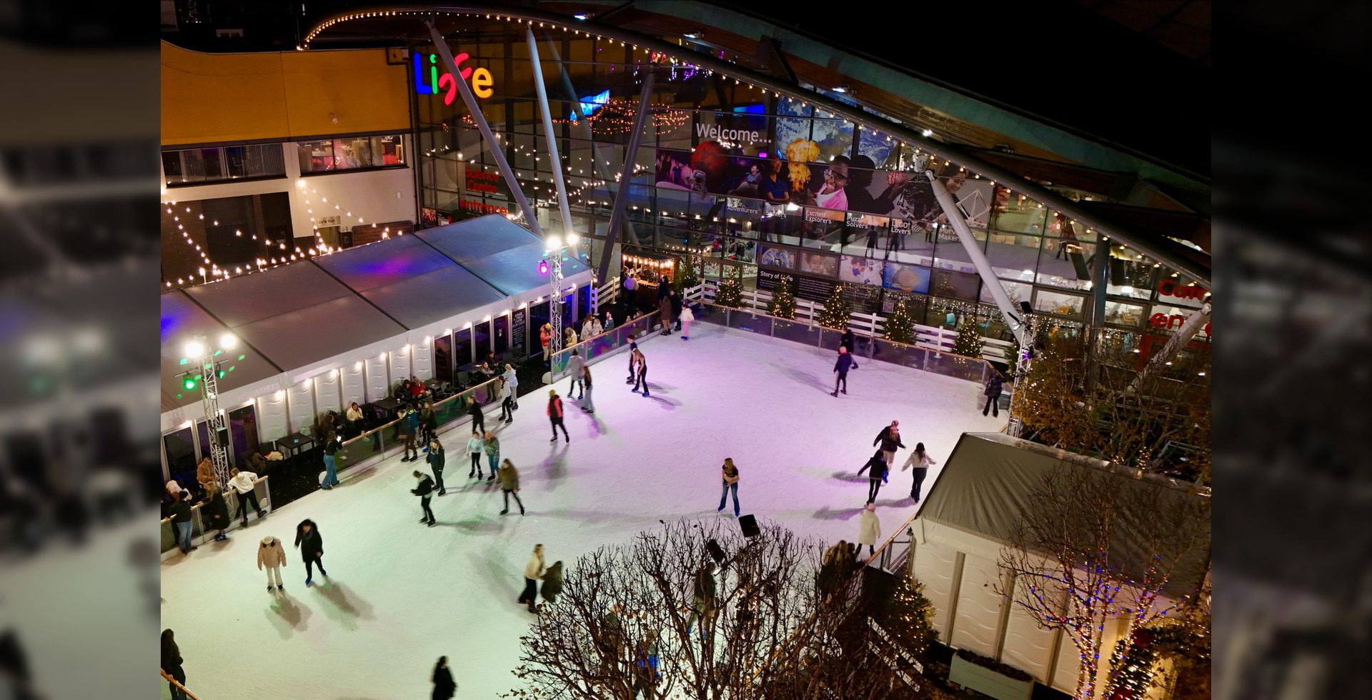 Newcastle's Outdoor Ice Rink - Life Science Centre
