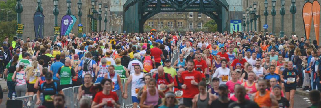 Great North Run Tyne Bridge FULL HALF