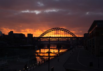 Sunset over the river tyne 51486599623 o