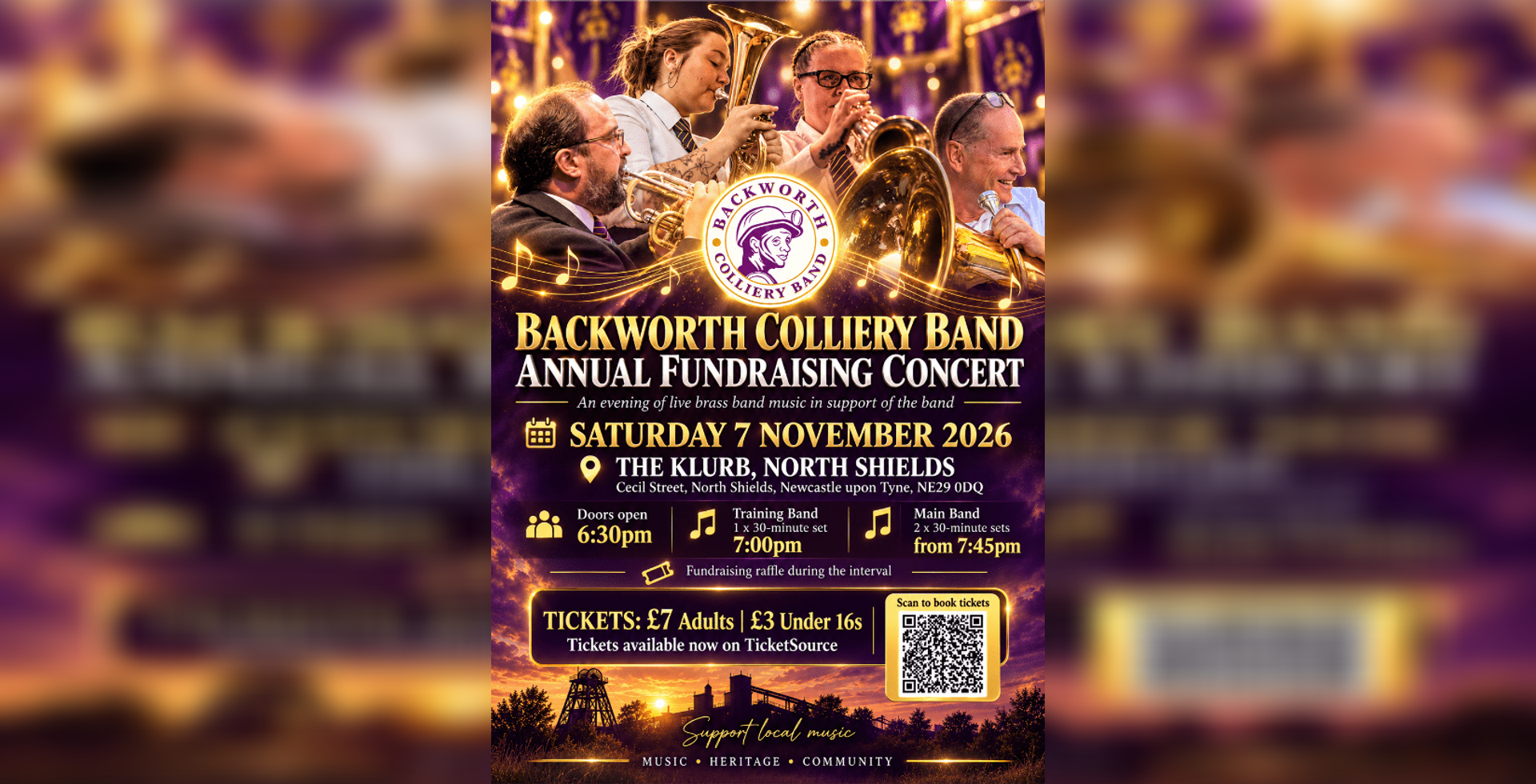 Backworth Colliery Band Annual Fundraising Concert 2026 - North Shields Catholic Club