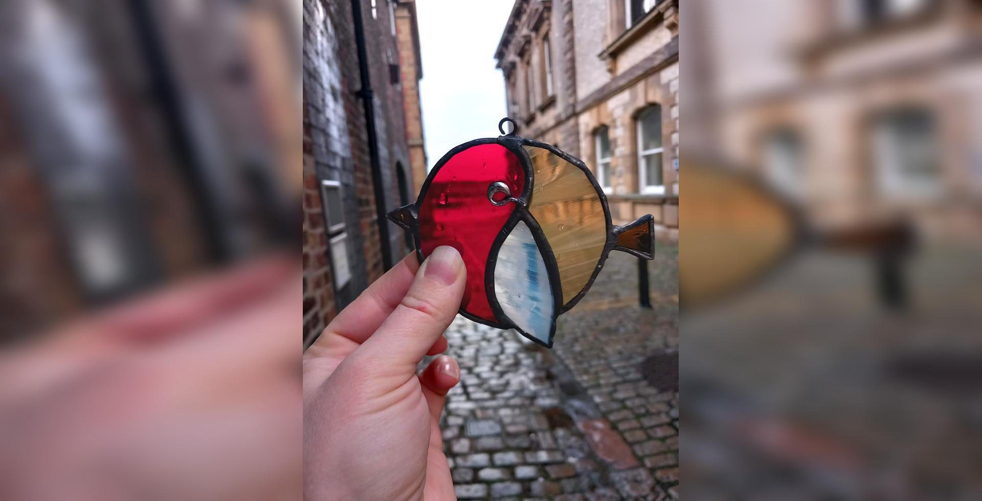Stained Glass Workshop - Christmas Robin - St James' United Reformed Church