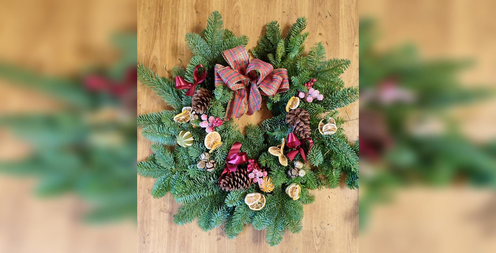 Fun Floristry: Make a Christmas Wreath - Shipley Art Gallery