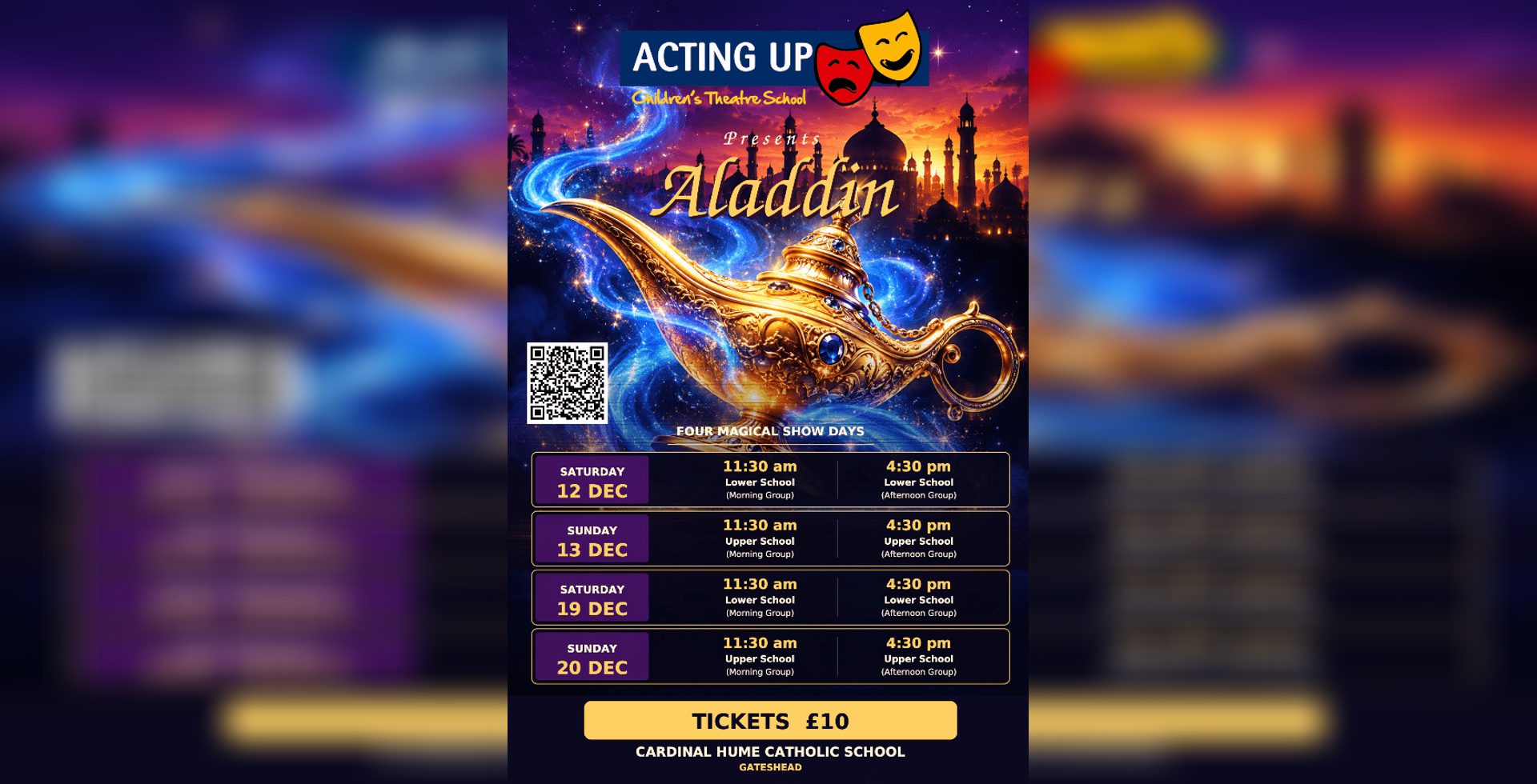 Aladdin - Afternoon Lower School - Cardinal Hume Catholic School